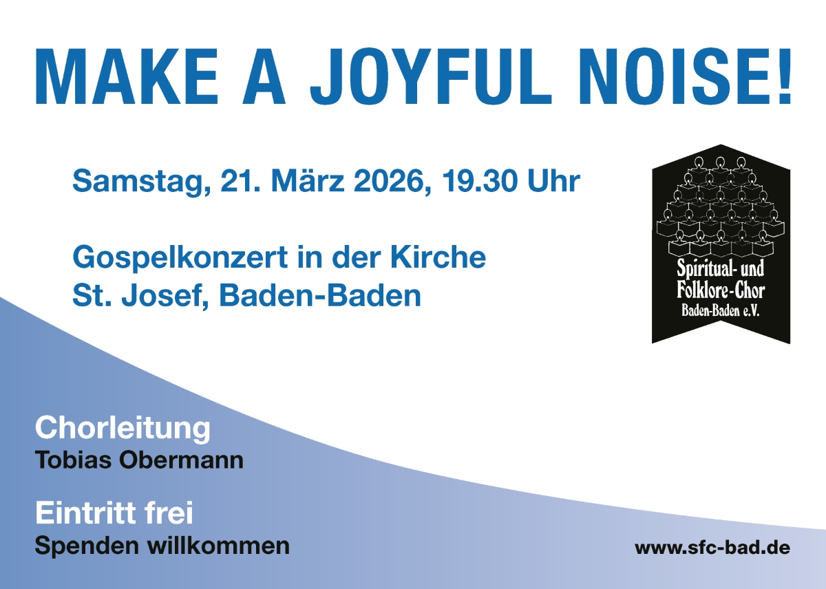 Flyer Frühjahrskonzert 2026